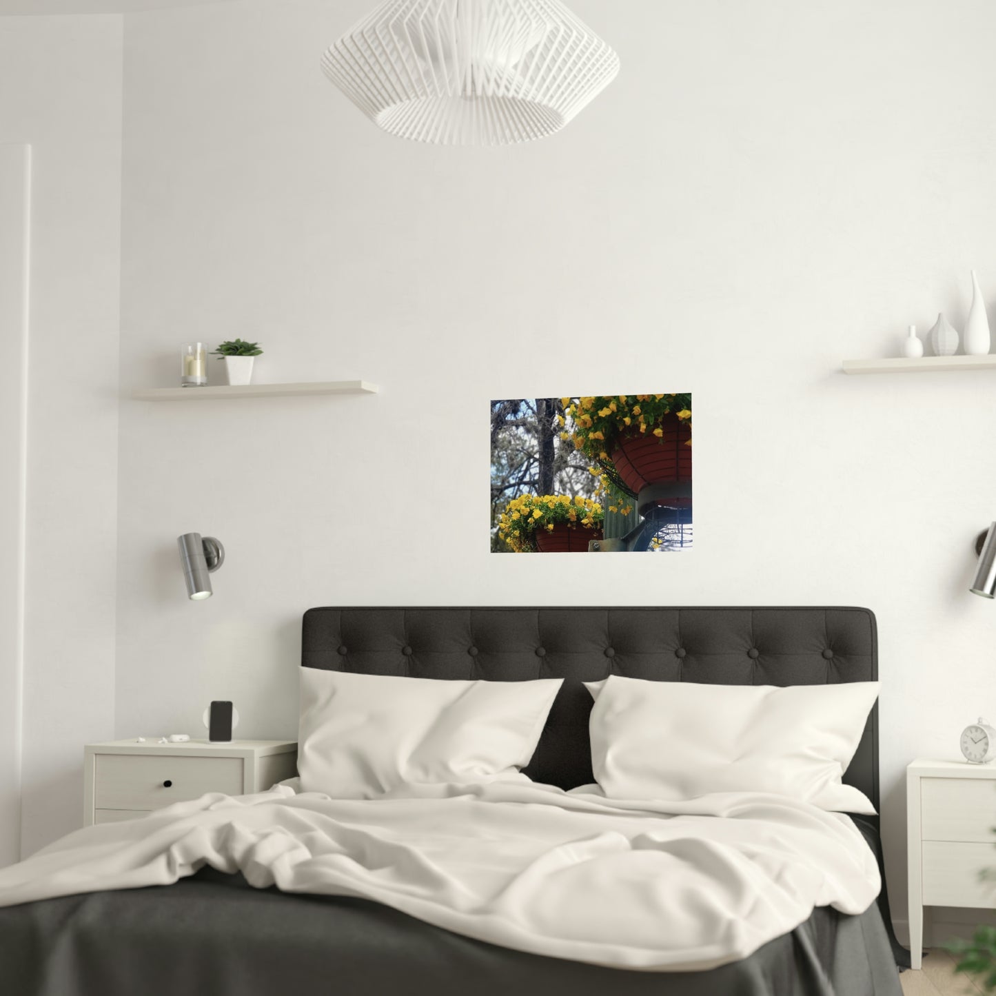 Yellow Pansies Downtown | Satin Posters (210gsm) | High Bloom Collection | Life By Ortavia