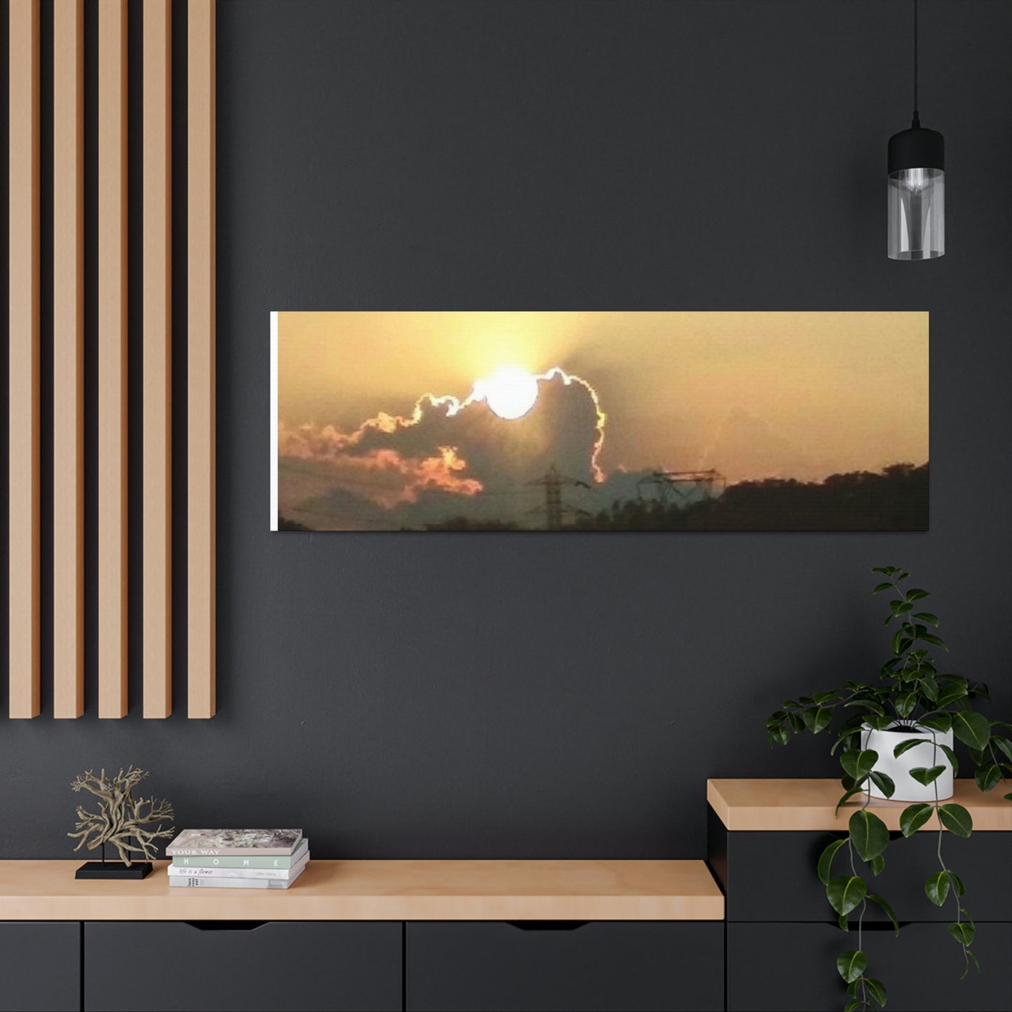 Sun in the Clouds | Wall Art Canvas | Heavens Collection | Life By Ortavia