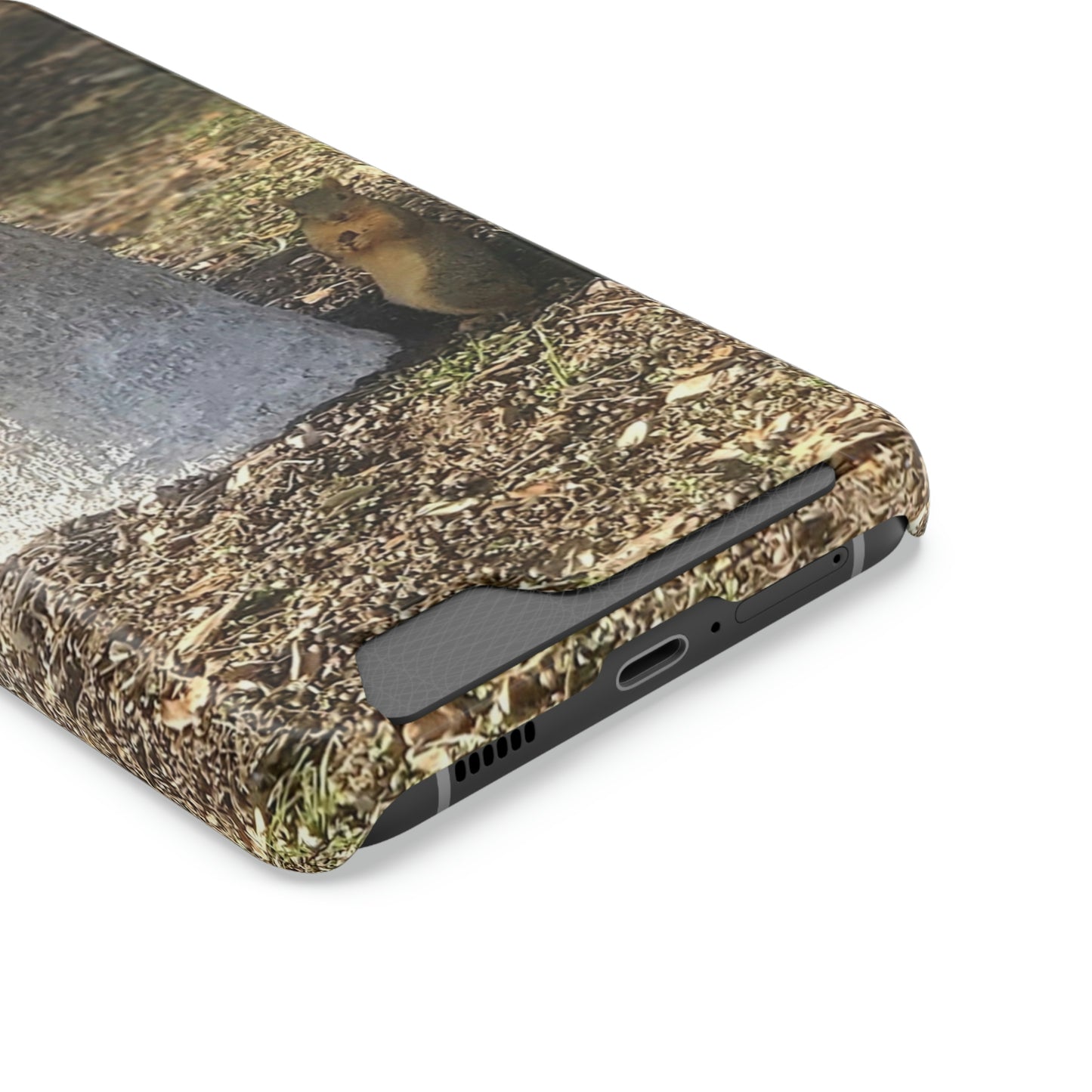 Squirrel and A Nut | Phone Case with Card Holder | Urban Geographic Collection | Life By Ortavia