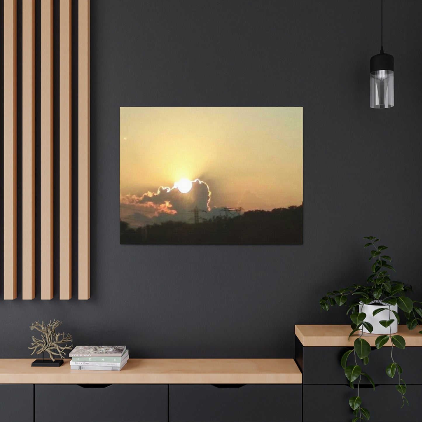 Sun in the Clouds | Wall Art Canvas | Heavens Collection | Life By Ortavia