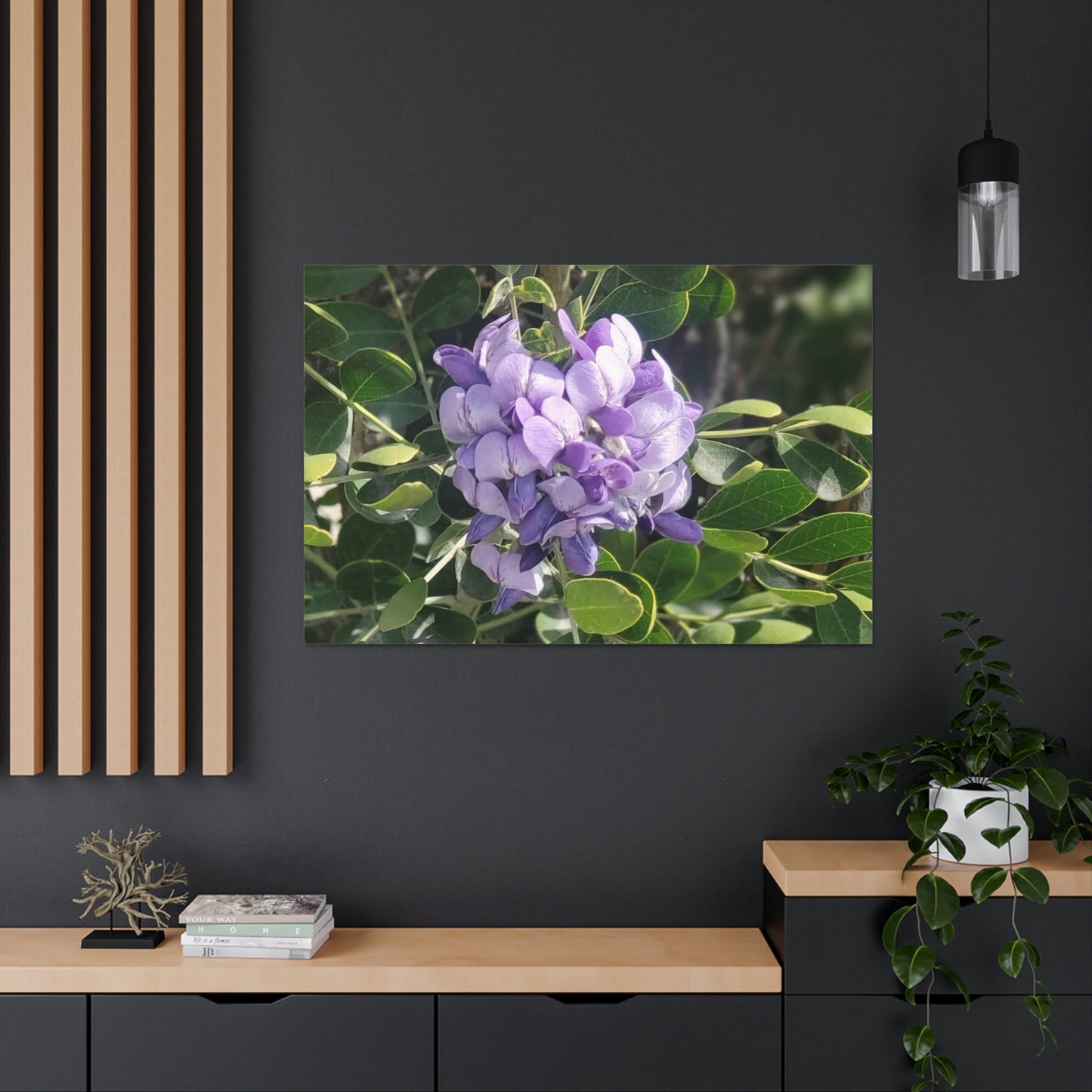 Purple Texas Mountain Laurel | Wall Art Canvas