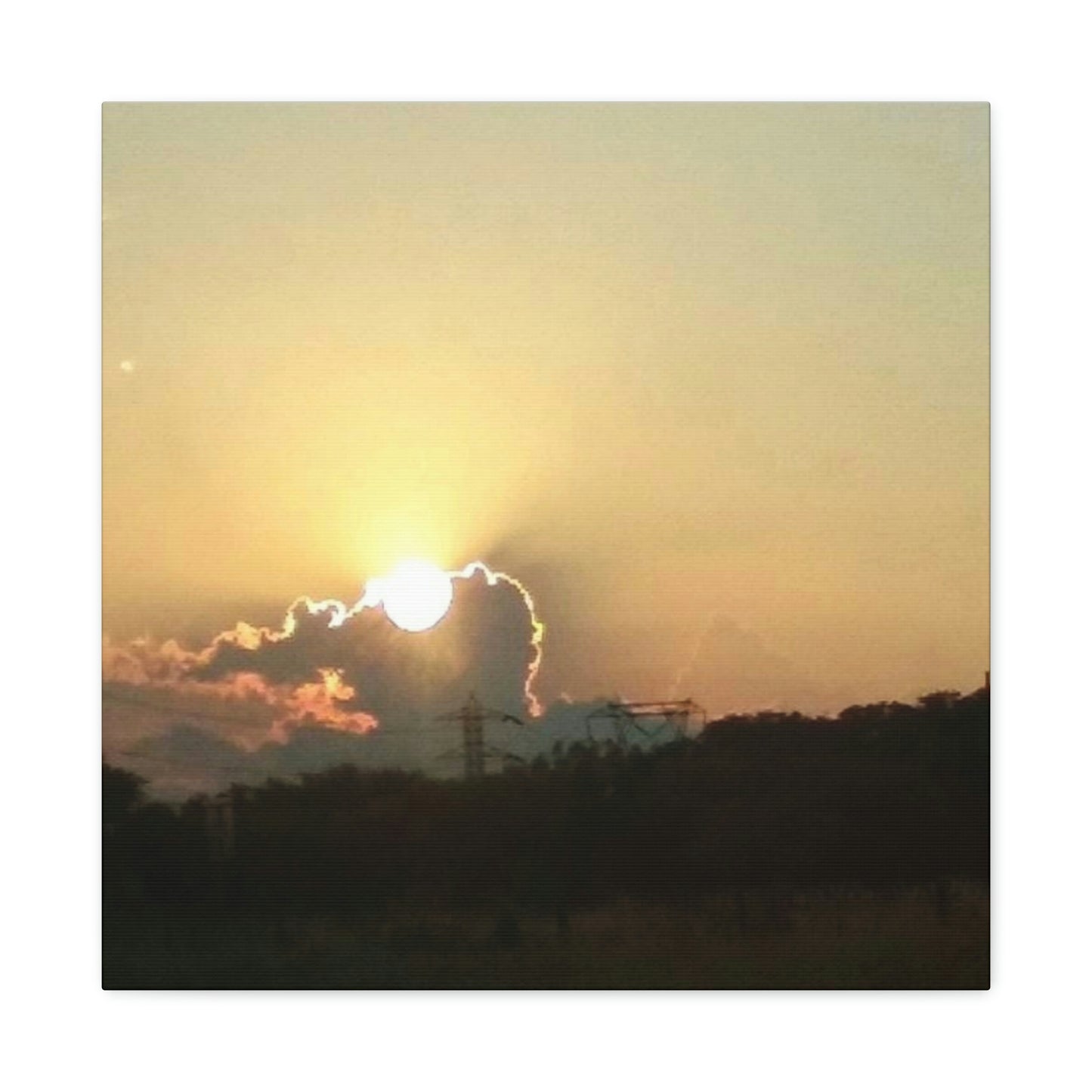 Sun in the Clouds | Wall Art Canvas | Heavens Collection | Life By Ortavia