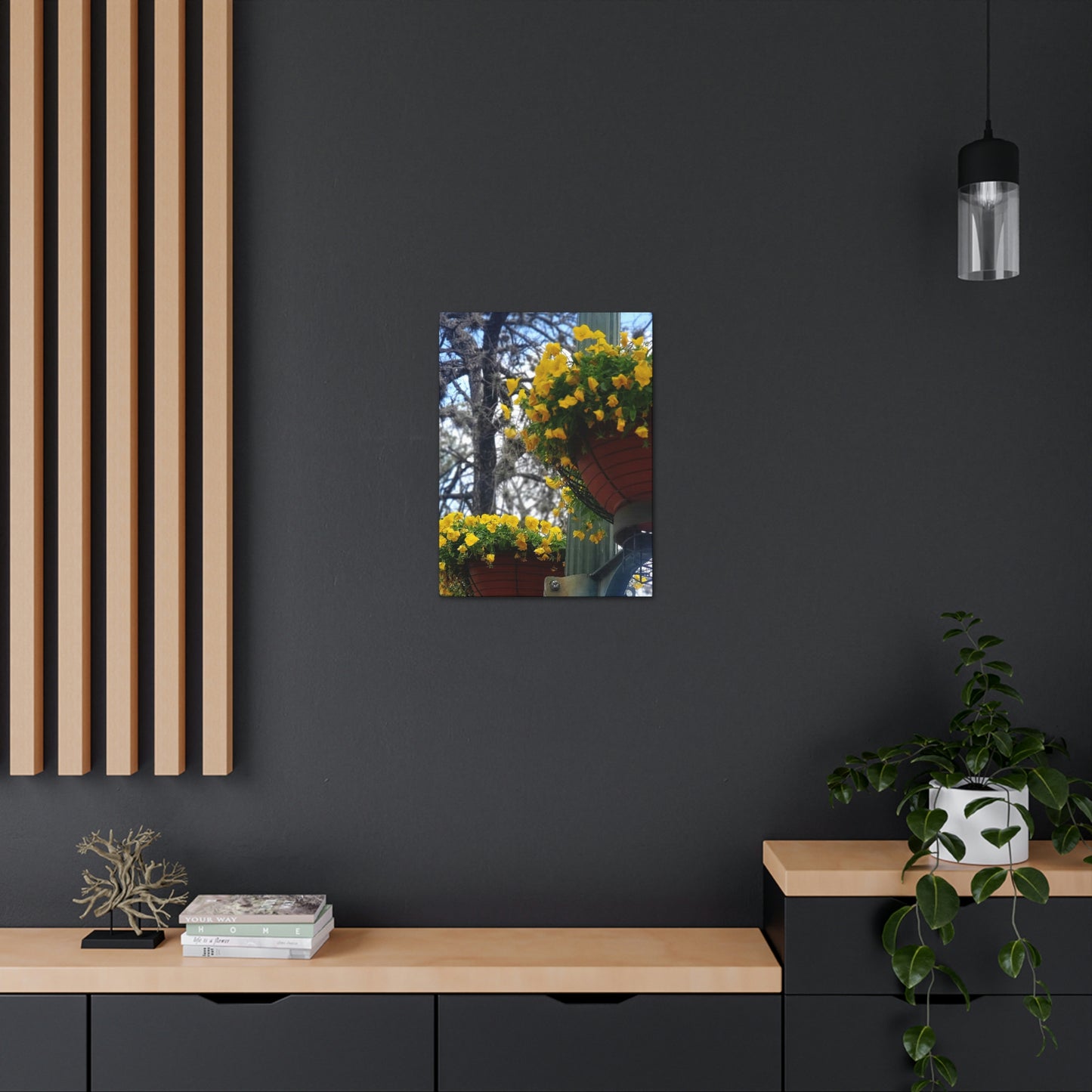 Yellow Pansies Downtown | Wall Art Canvas | High Bloom Collection | Life By Ortavia