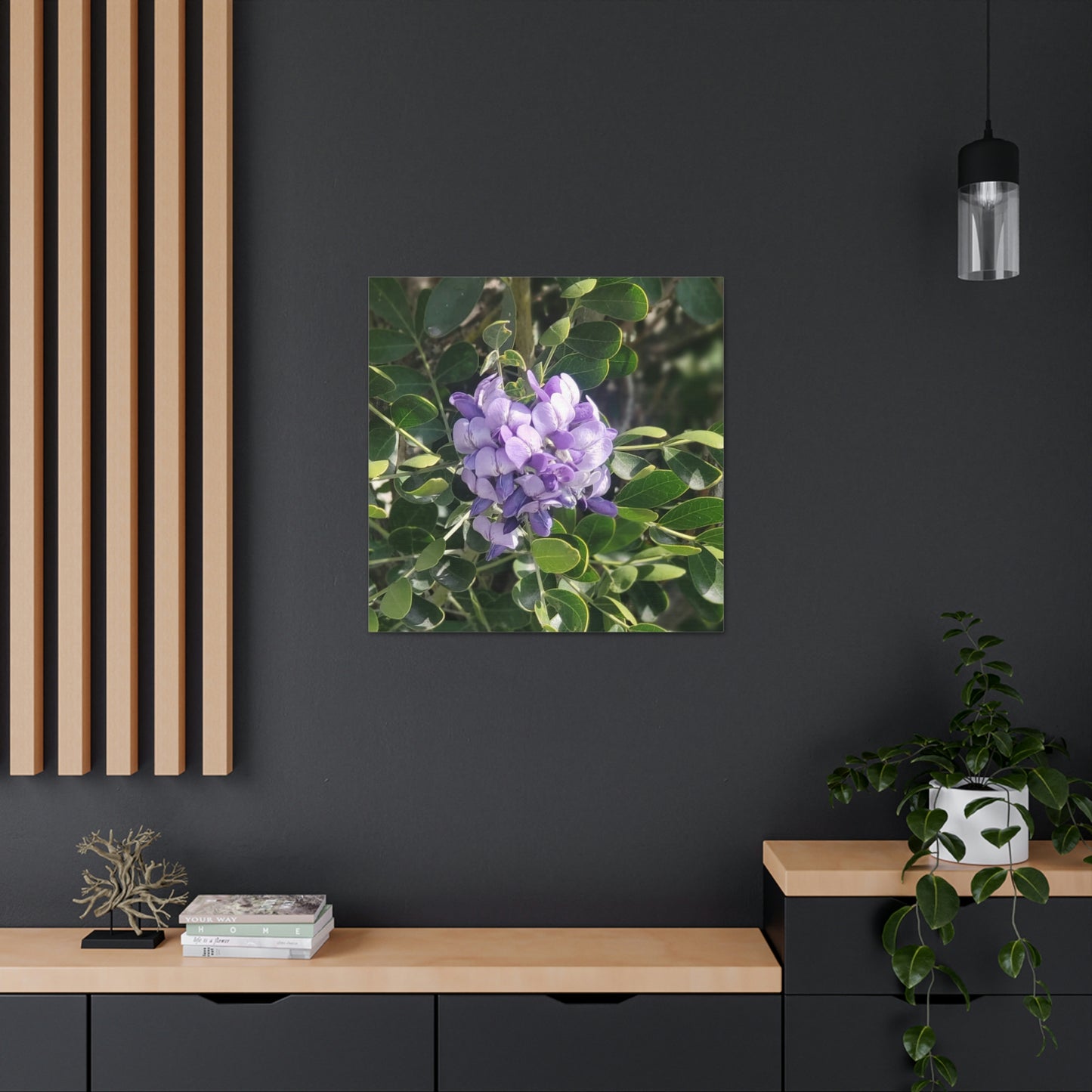 Purple Texas Mountain Laurel | Wall Art Canvas