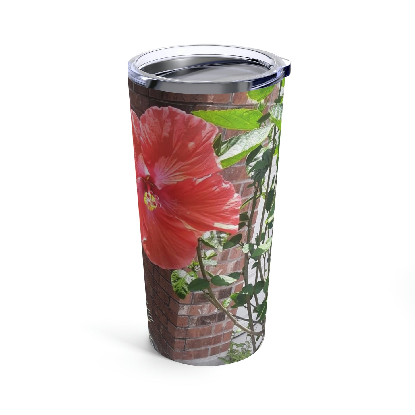 Peach Hibiscus Flower | Tumbler 20oz | High Bloom Collection | Life By Ortavia