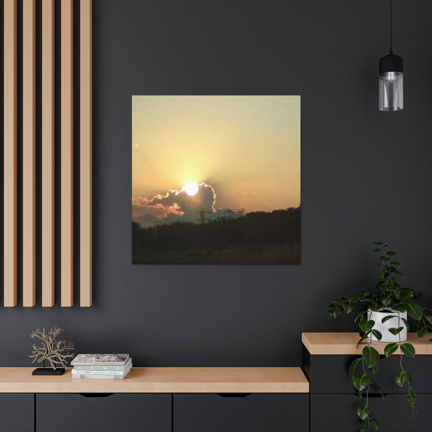 Sun in the Clouds | Wall Art Canvas | Heavens Collection | Life By Ortavia