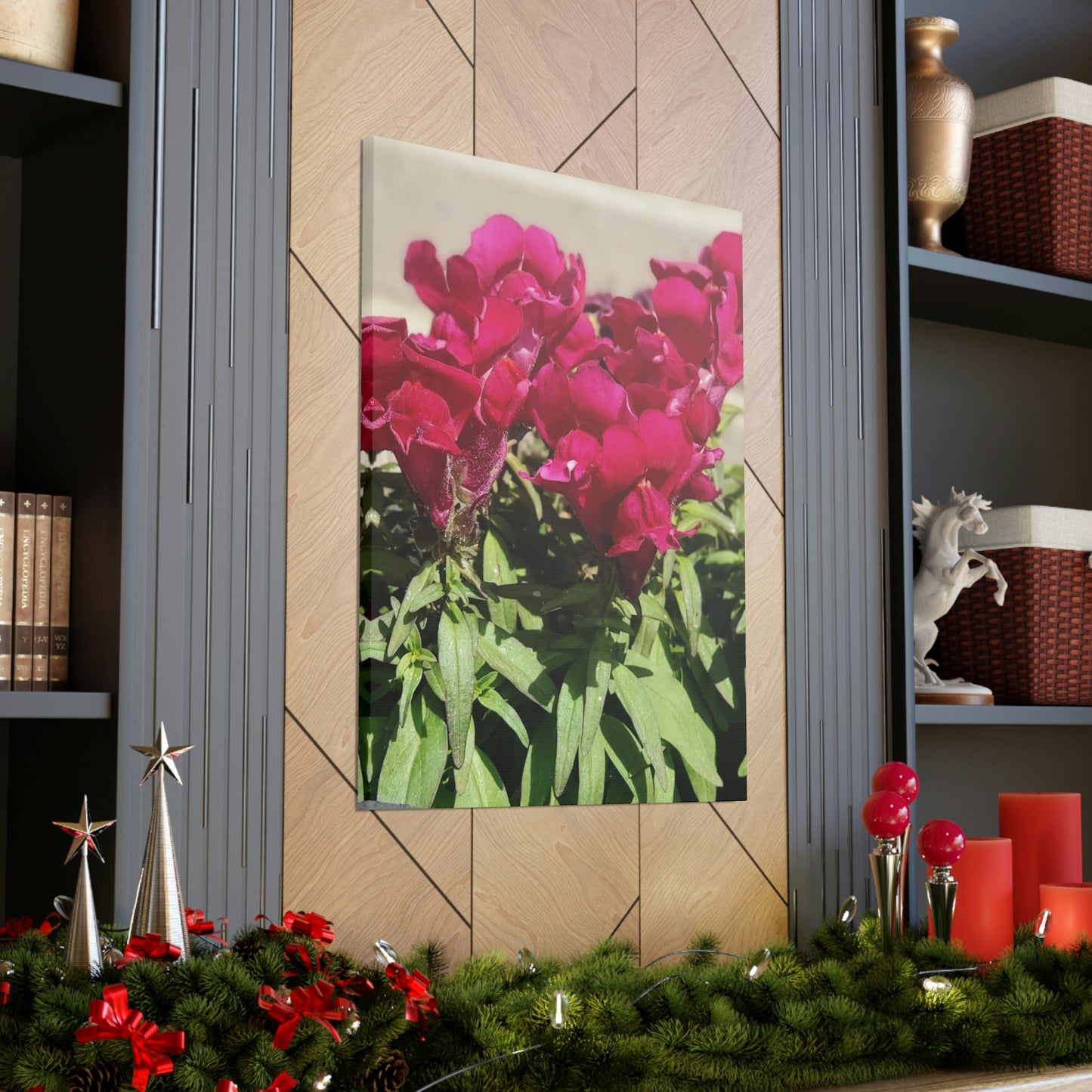 Magenta Snapdragon | Wall Art Canvas | High Bloom Collection | Life By Ortavia
