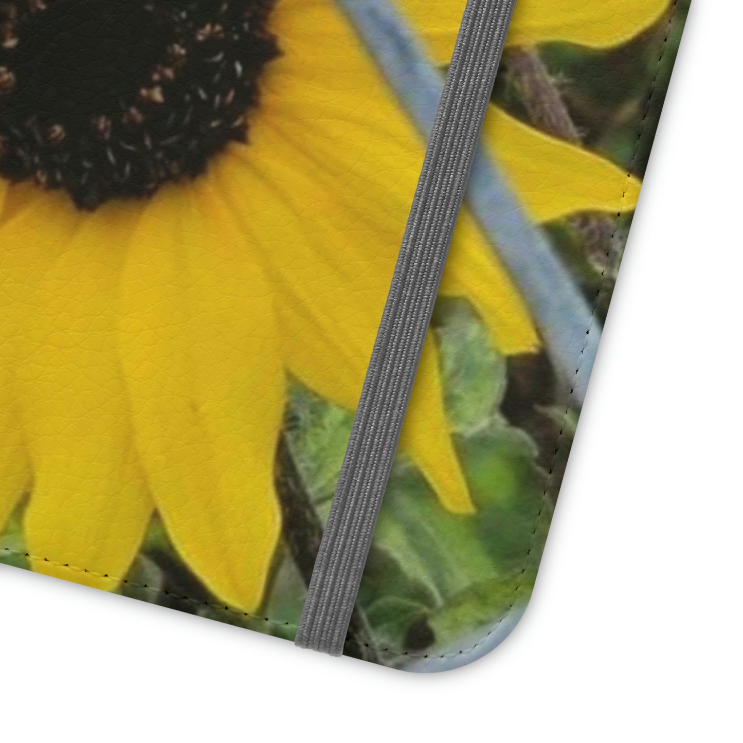 Sunflower Behind A Fence | Folio Phone Case | High Bloom Collection | Life By Ortavia