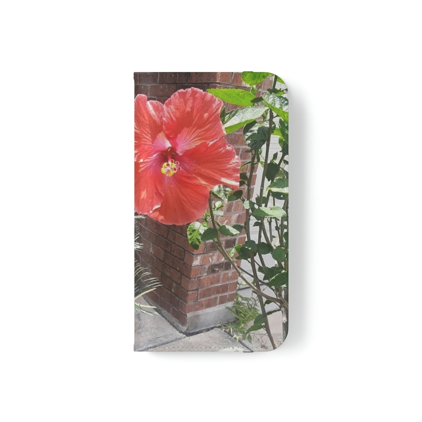 Peach Hibiscus | Folio Phone Case | High Bloom Collection | Life By Ortavia