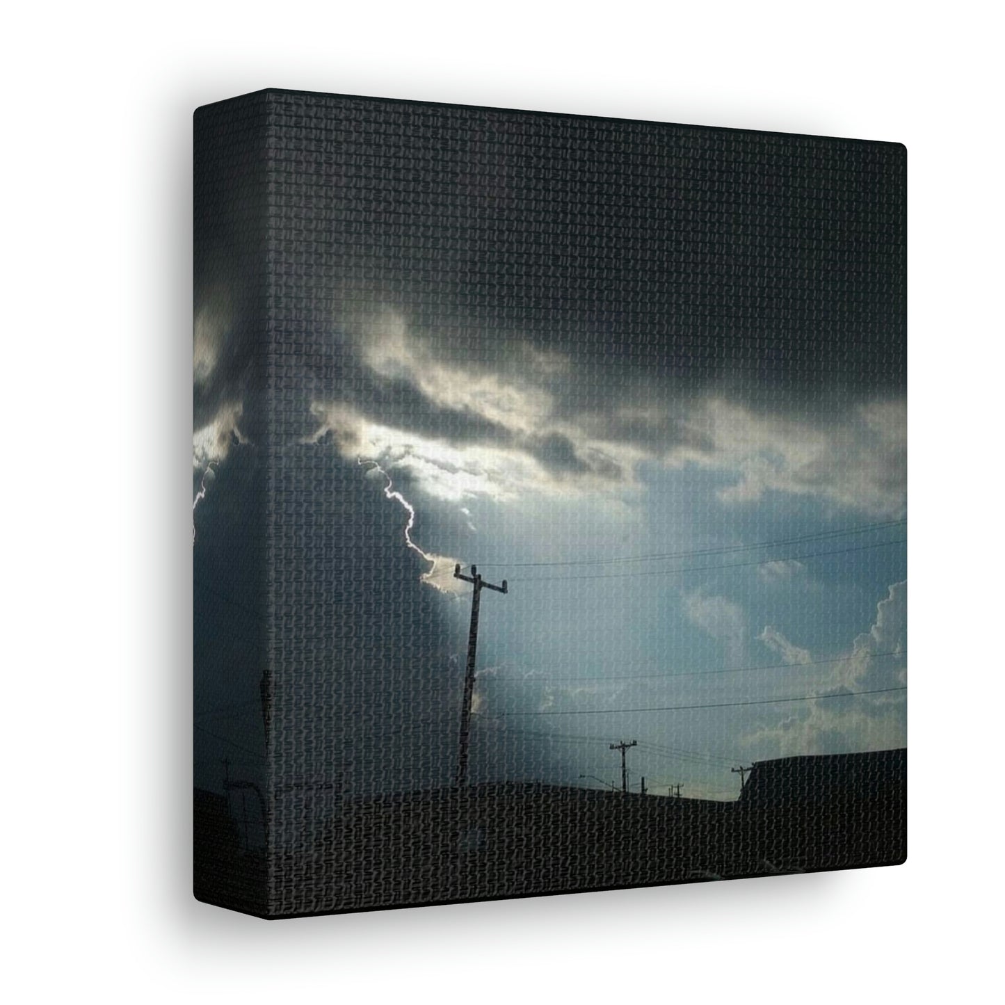 Sun Through Dark Clouds | Wall Art Canvas | Heavens Collection