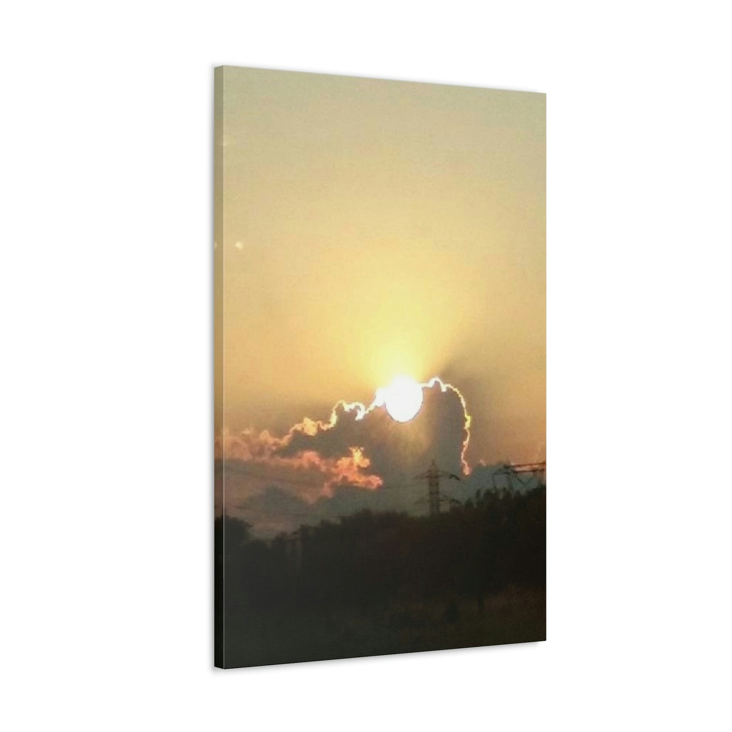 Sun in the Clouds | Wall Art Canvas | Heavens Collection | Life By Ortavia