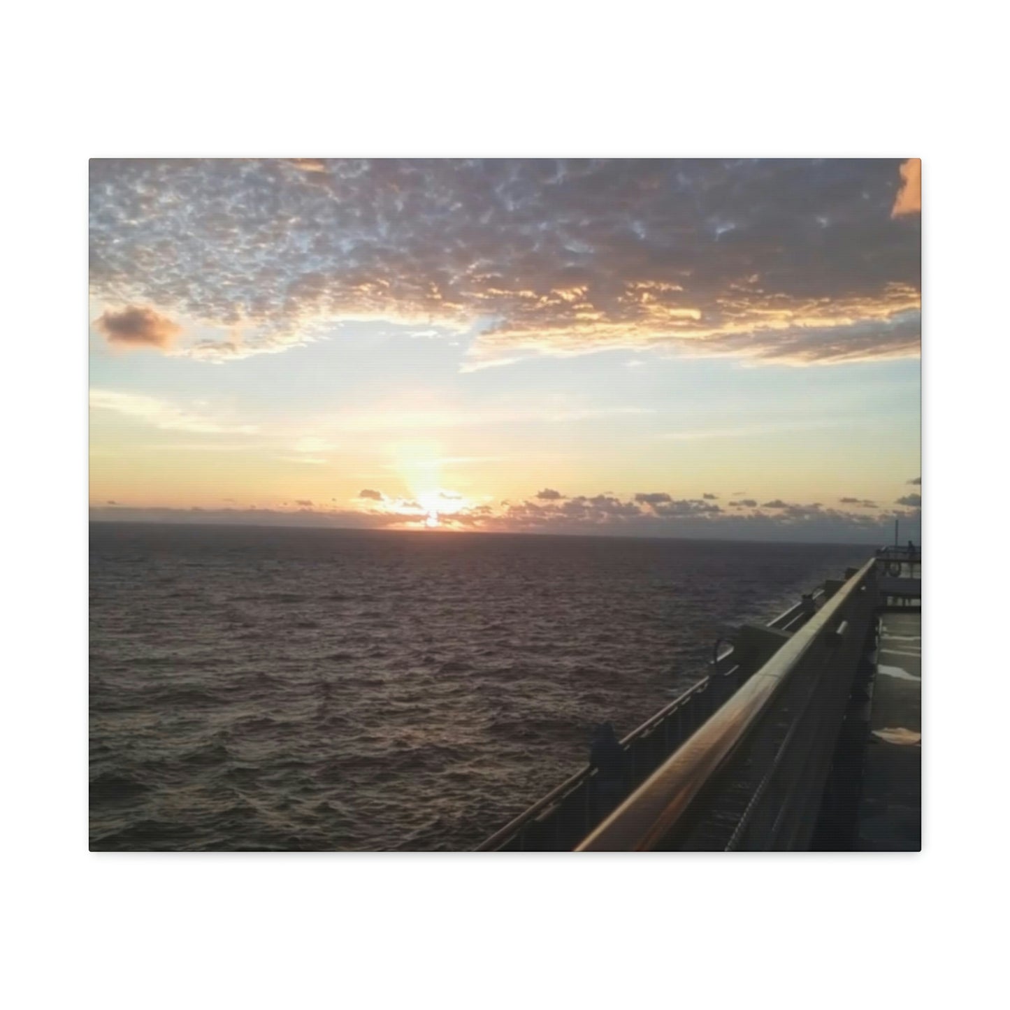 Sunrise In the Gulf of Mexico | Heavens Collection | Wall Art Print | Life By Ortavia