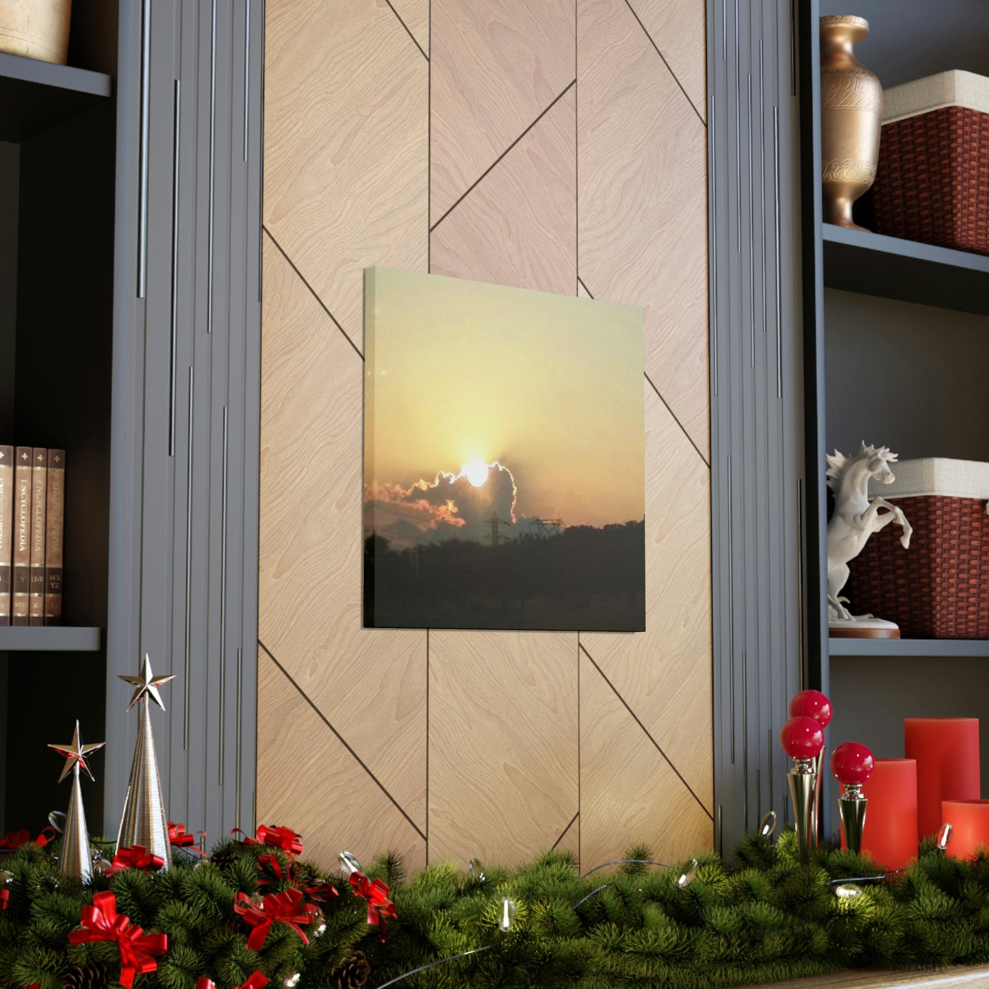 Sun in the Clouds | Wall Art Canvas | Heavens Collection | Life By Ortavia