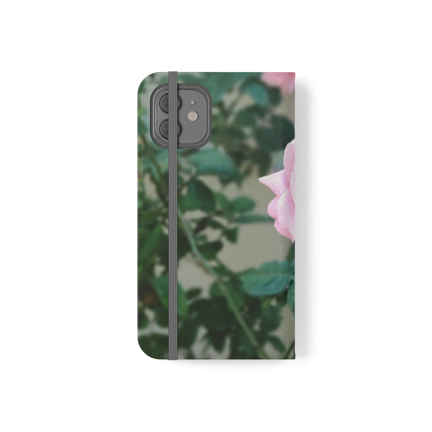 Focus on A Pink Rose | Folio Phone Case | High Bloom Collection | Life By Ortavia