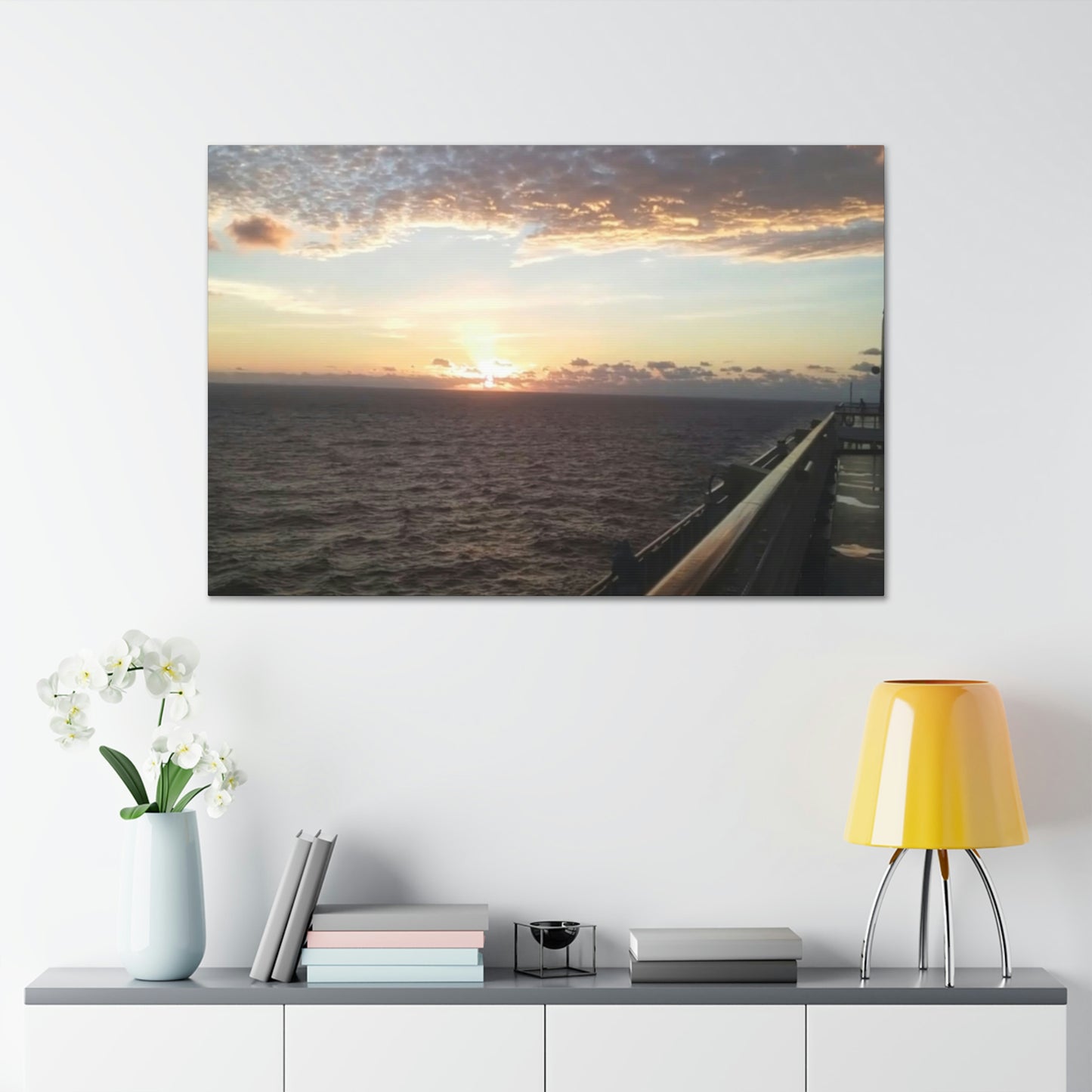 Sunrise In the Gulf of Mexico | Heavens Collection | Wall Art Print | Life By Ortavia
