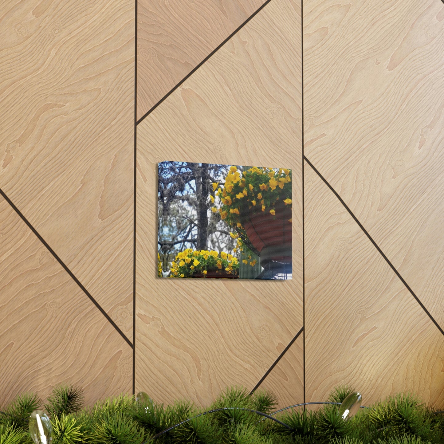 Yellow Pansies Downtown | Wall Art Canvas | High Bloom Collection | Life By Ortavia