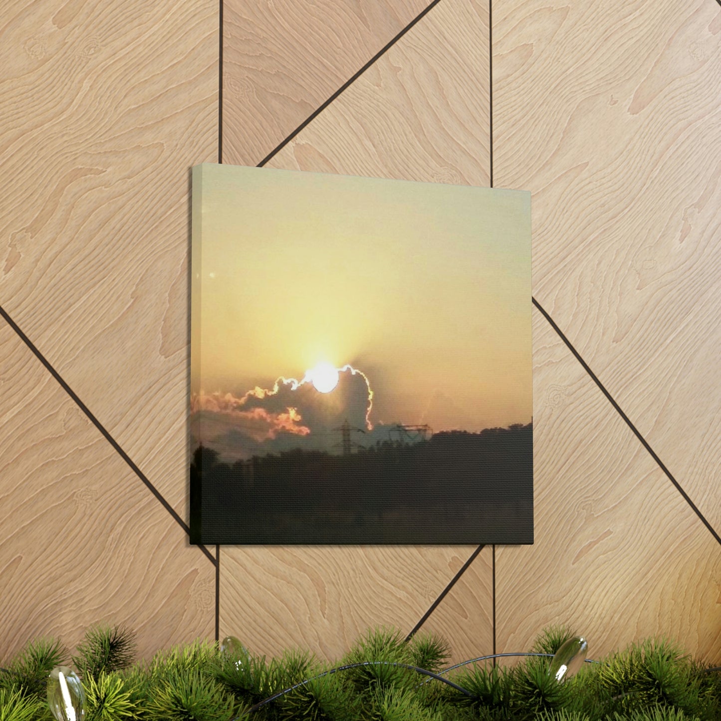 Sun in the Clouds | Wall Art Canvas | Heavens Collection | Life By Ortavia