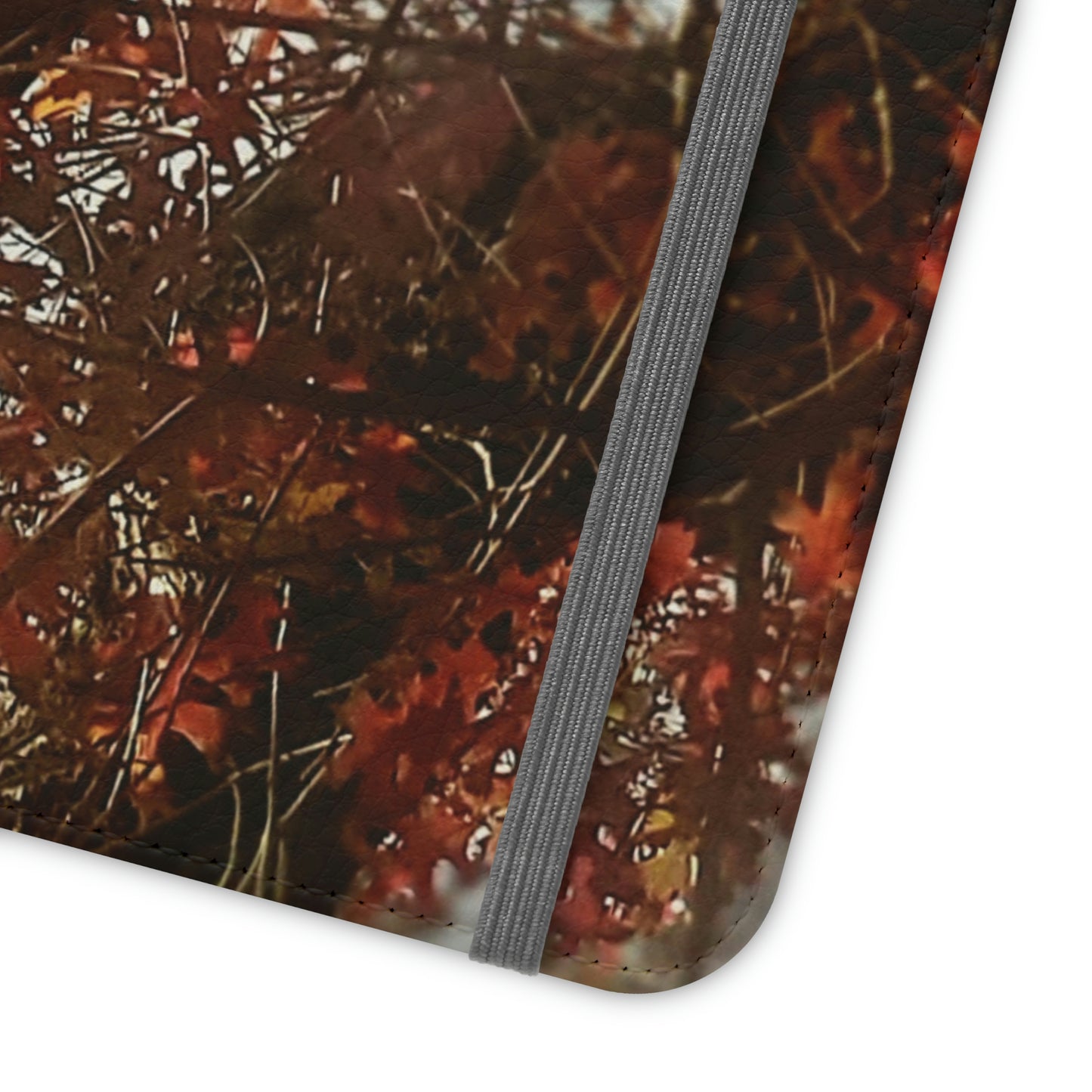 Red Autumn Leaves | Folio Phone Case | High Bloom Collection | Life By Ortavia