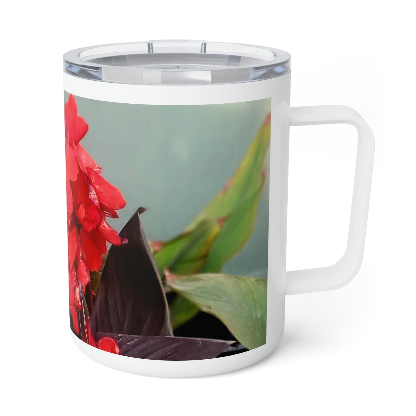 Red Canna | Insulated Coffee Mug 10oz | High Bloom Collection | Life By Ortavia