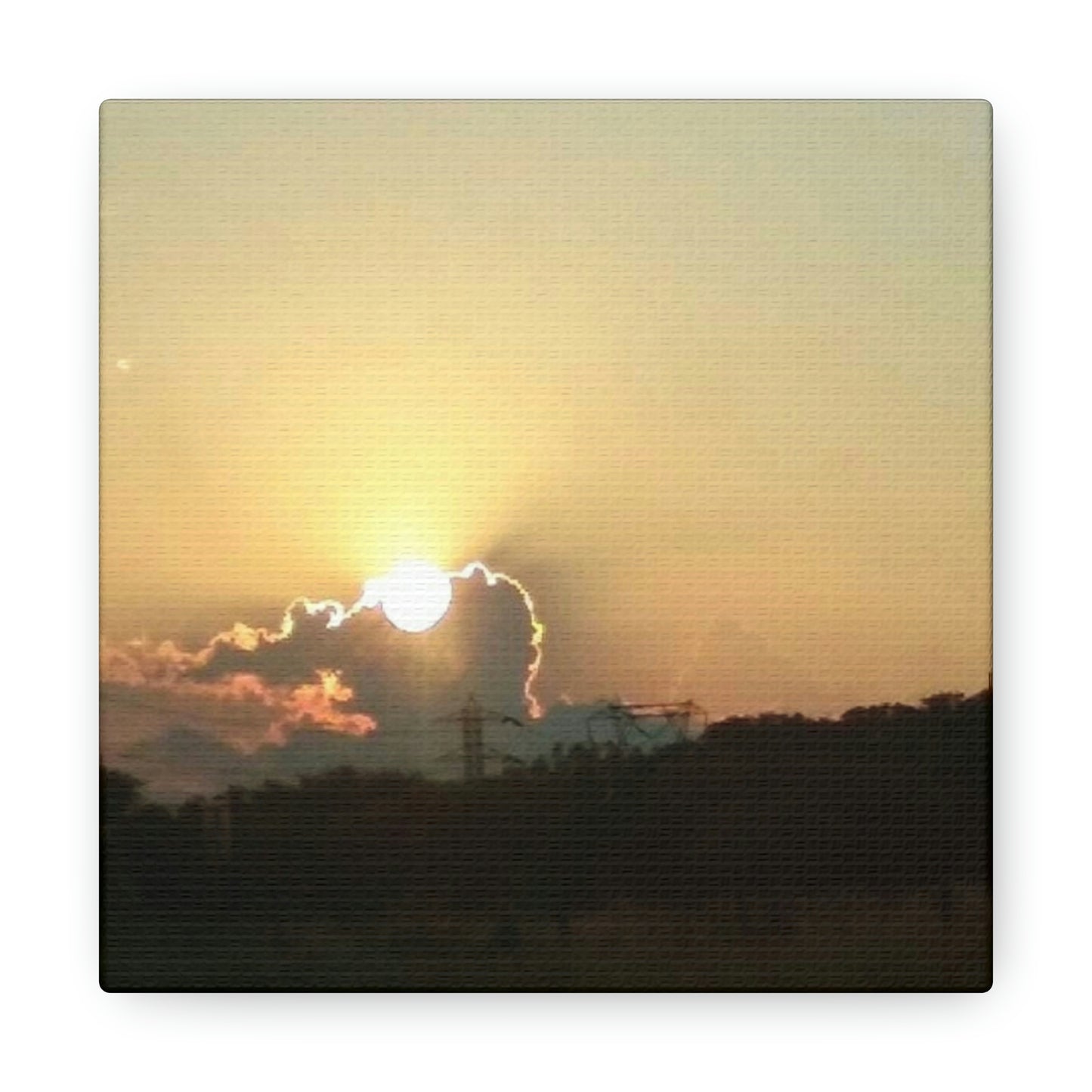 Sun in the Clouds | Wall Art Canvas | Heavens Collection | Life By Ortavia