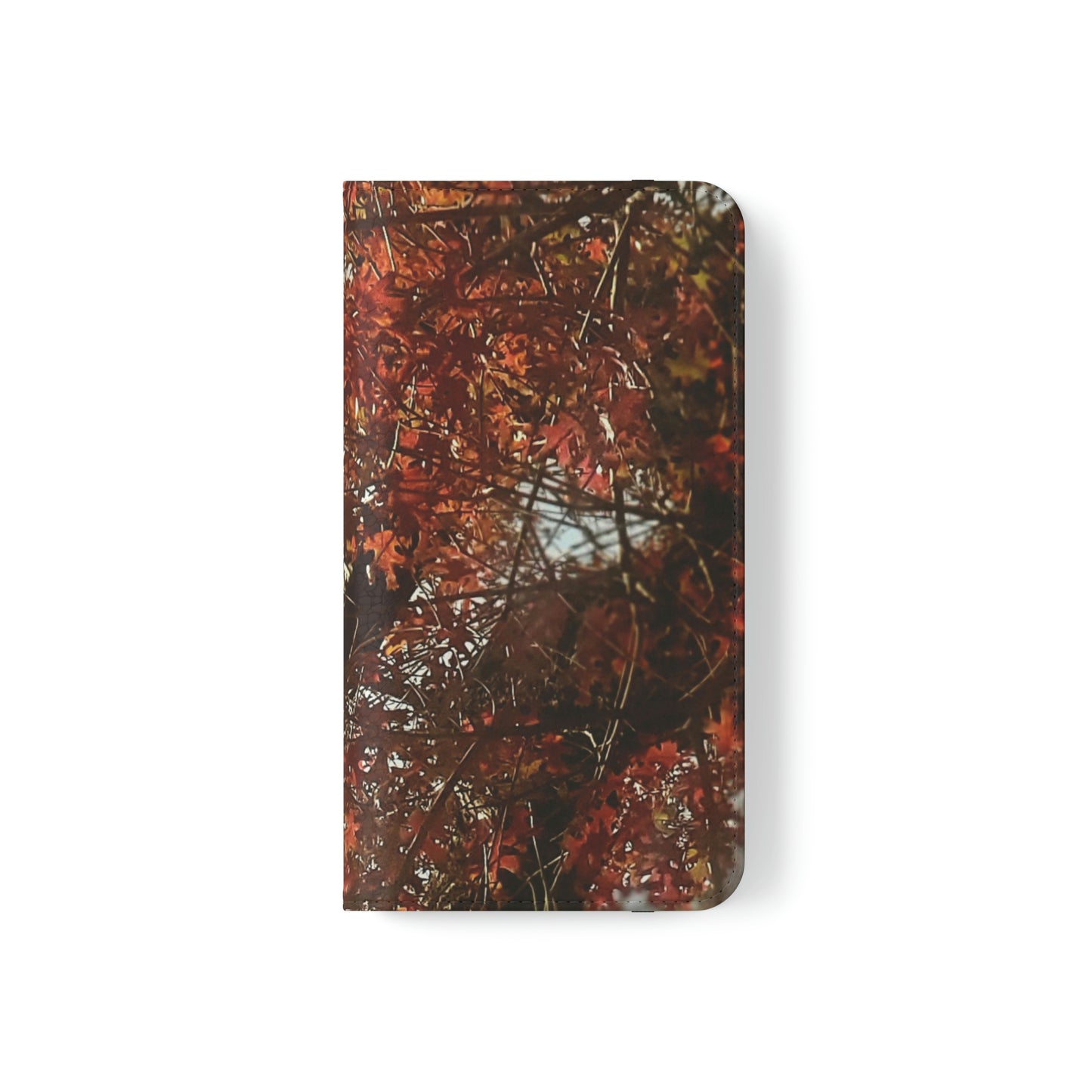 Red Autumn Leaves | Folio Phone Case | High Bloom Collection | Life By Ortavia