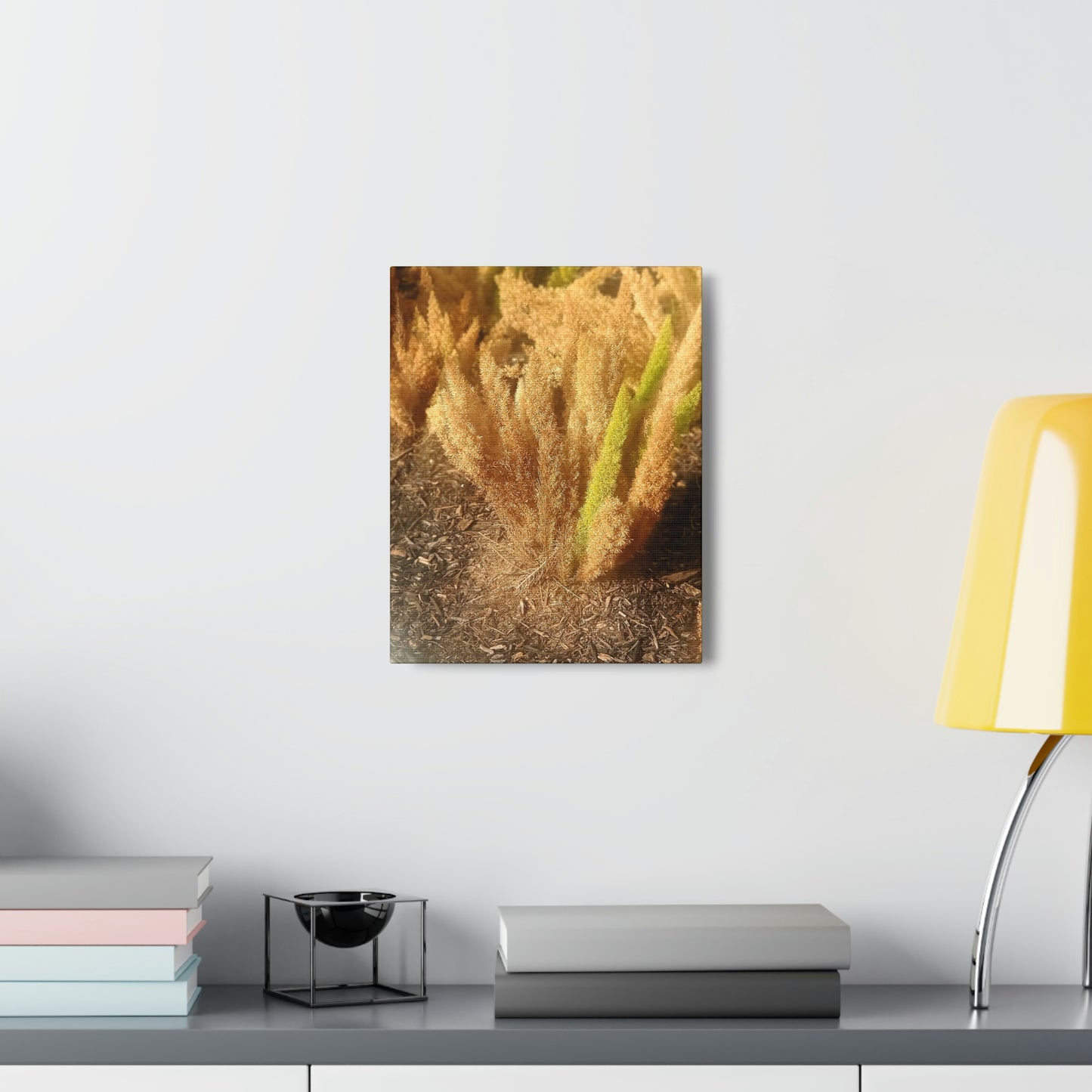 Golden Foxtail Fern | Wall Art Canvas | High Bloom Collection | Life By Ortavia