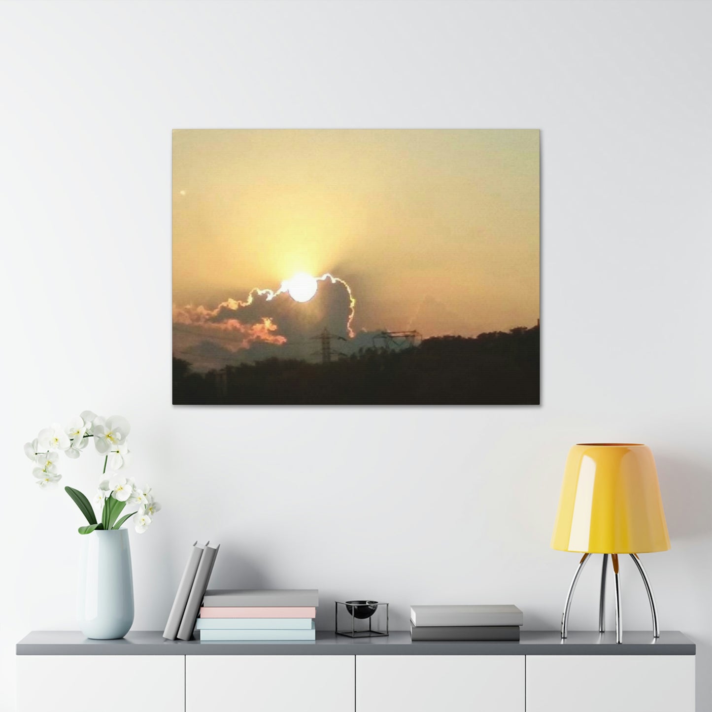 Sun in the Clouds | Wall Art Canvas | Heavens Collection | Life By Ortavia