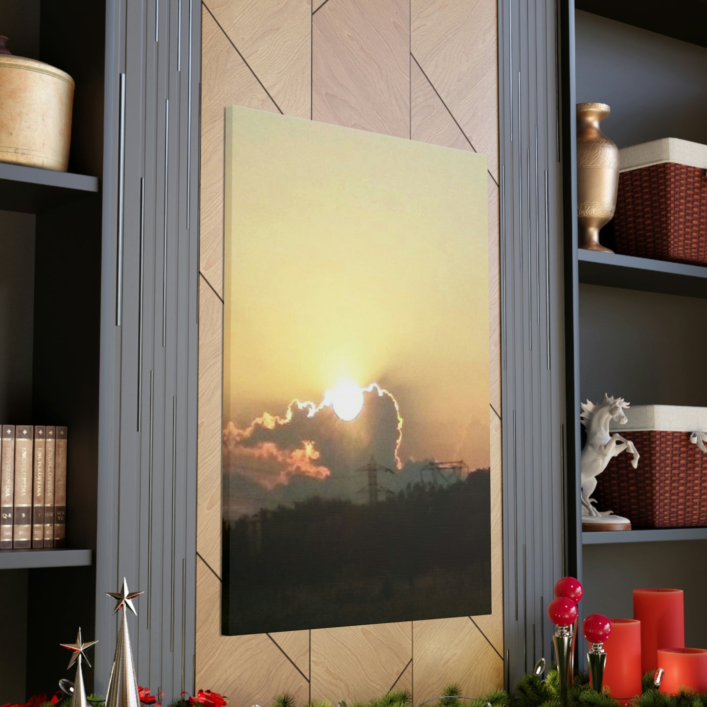 Sun in the Clouds | Wall Art Canvas | Heavens Collection | Life By Ortavia
