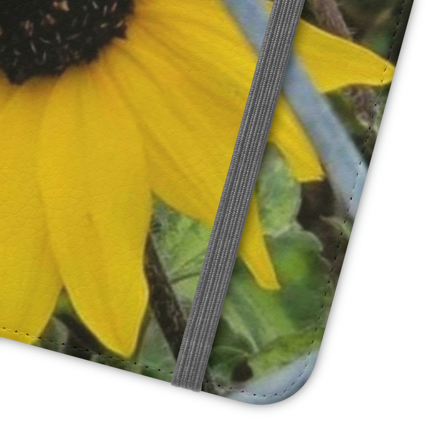 Sunflower Behind A Fence | Folio Phone Case | High Bloom Collection | Life By Ortavia