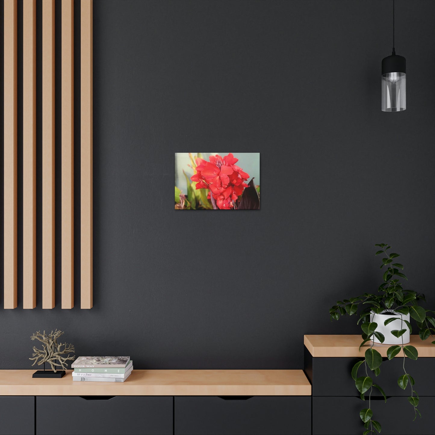 Red Canna | High Bloom Collection | Wall Art Print | Life By Ortavia