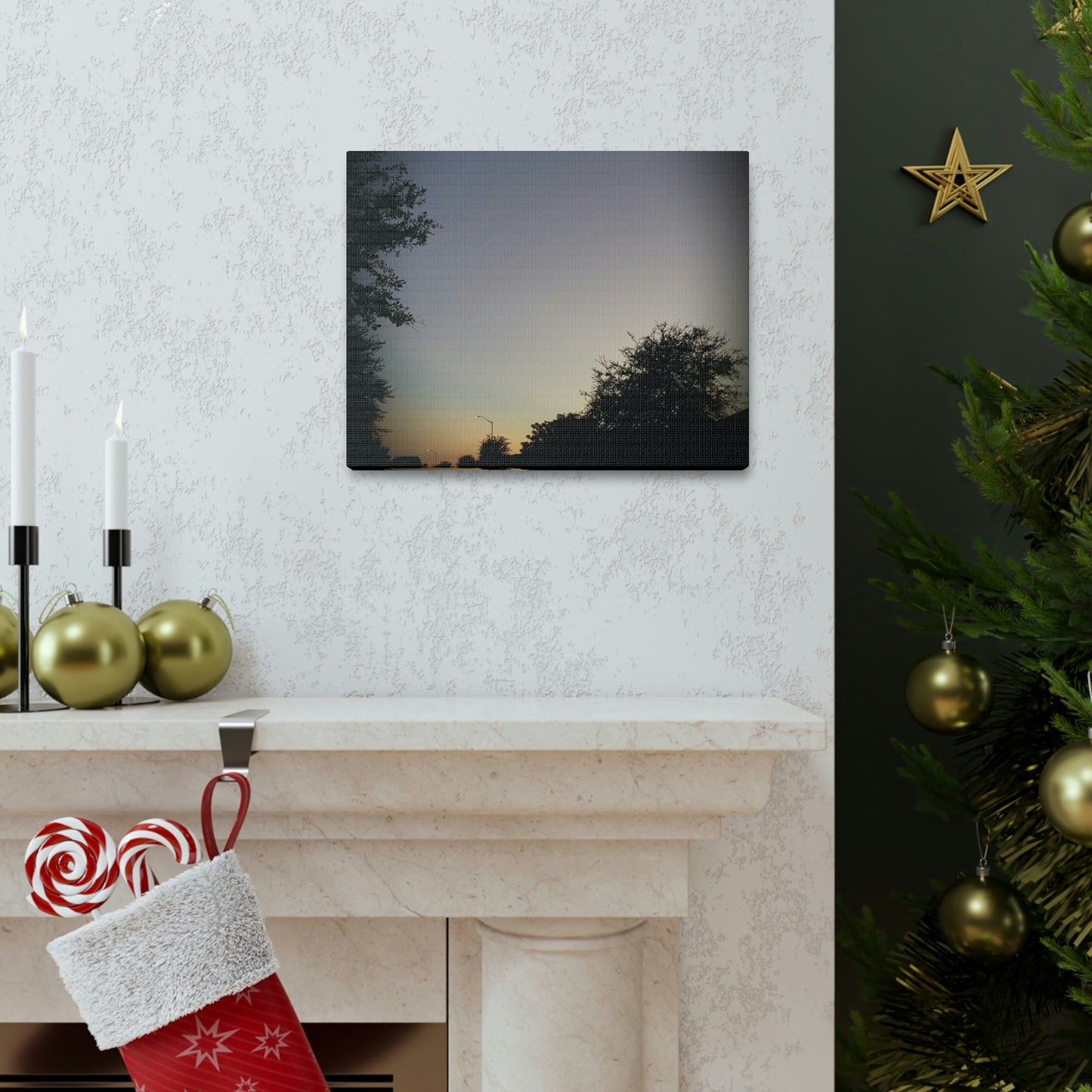 Rainbow Sunset | Wall Art Canvas | Heavens Collection | Life By Ortavia