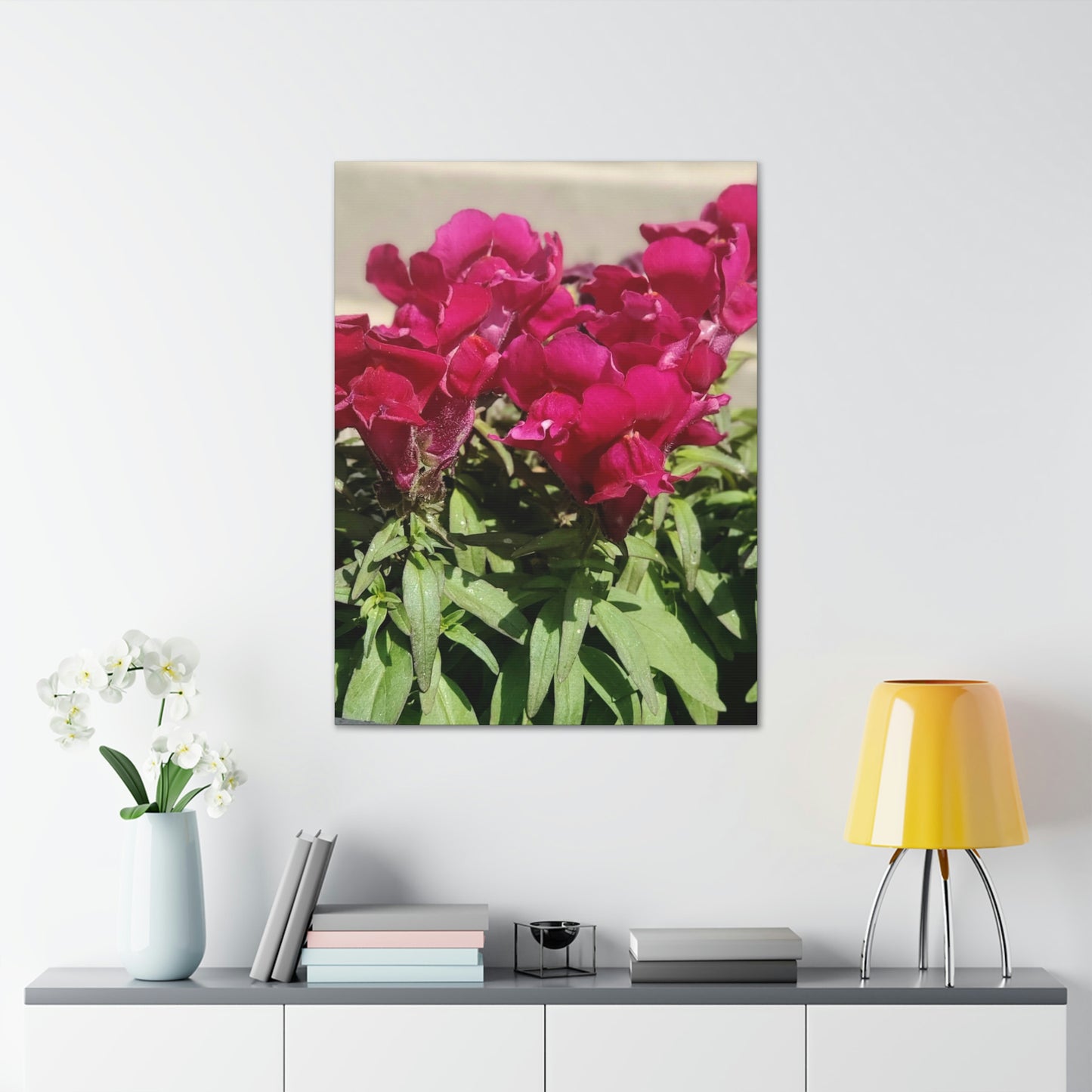 Magenta Snapdragon | Wall Art Canvas | High Bloom Collection | Life By Ortavia