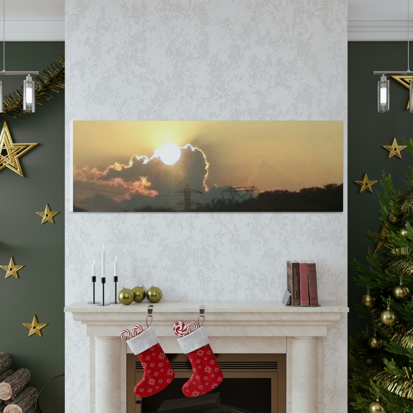 Sun in the Clouds | Wall Art Canvas | Heavens Collection | Life By Ortavia