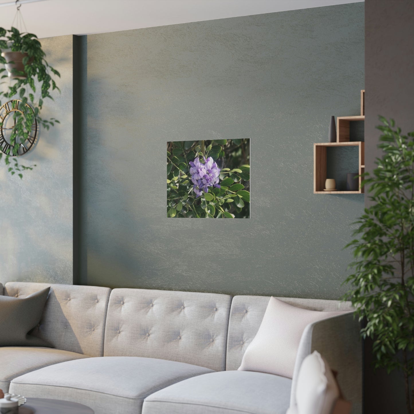 Purple Texas Mountain Laurel | Satin Posters (210gsm)