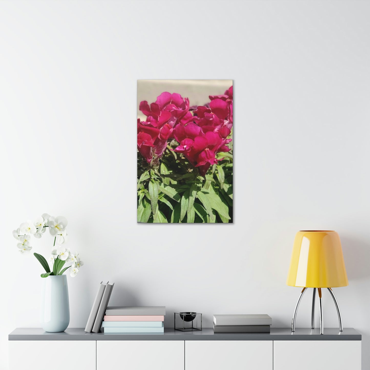 Magenta Snapdragon | Wall Art Canvas | High Bloom Collection | Life By Ortavia