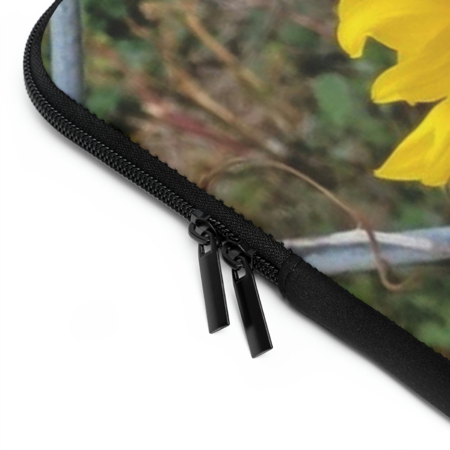 Laptop Sleeve with Sunflower Behind A Fence Design 7 Inch 10 Inch 13 Inch 15 Inch 17 Inch