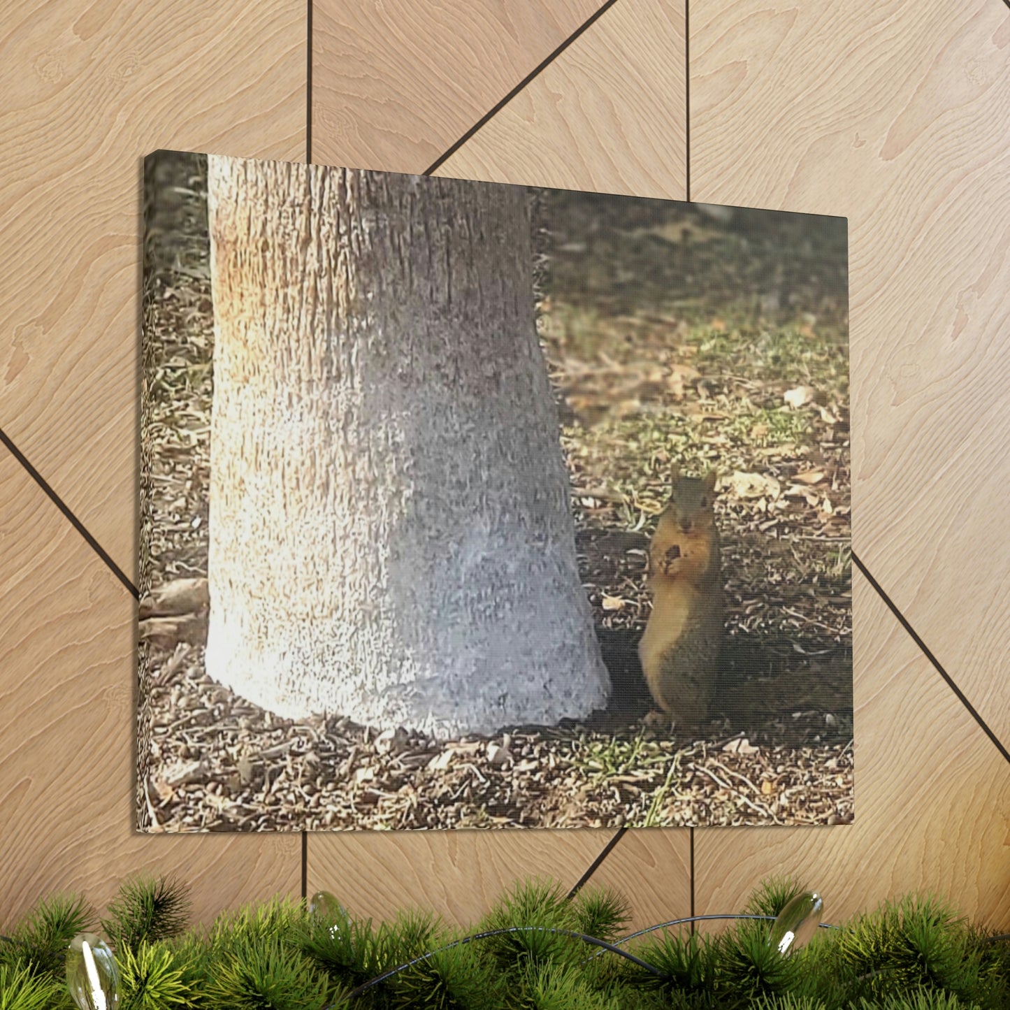 Squirrel and A Nut | Wall Art Print | Urban Geographic Collection | Life By Ortavia