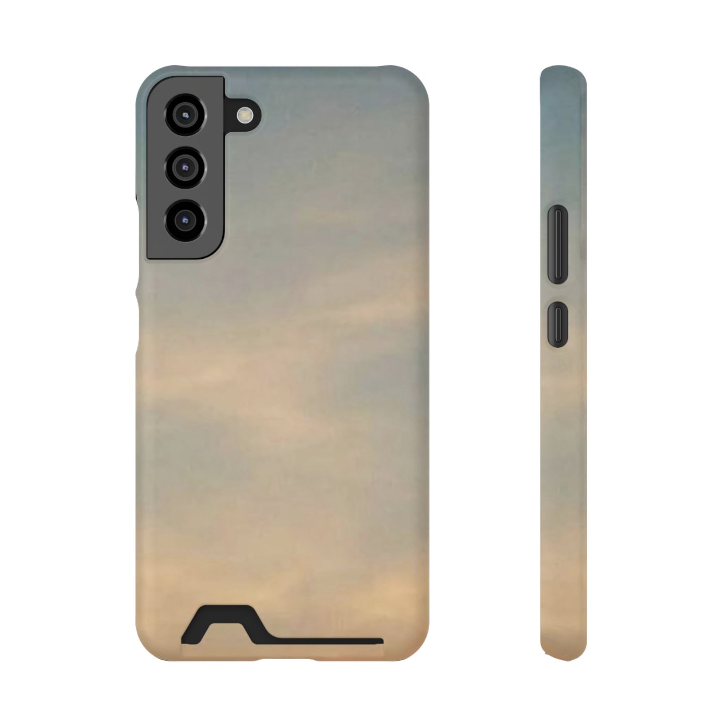 Pink/Blue Multi-Colored Sky | Phone Case with Card Holder | Life By Ortavia