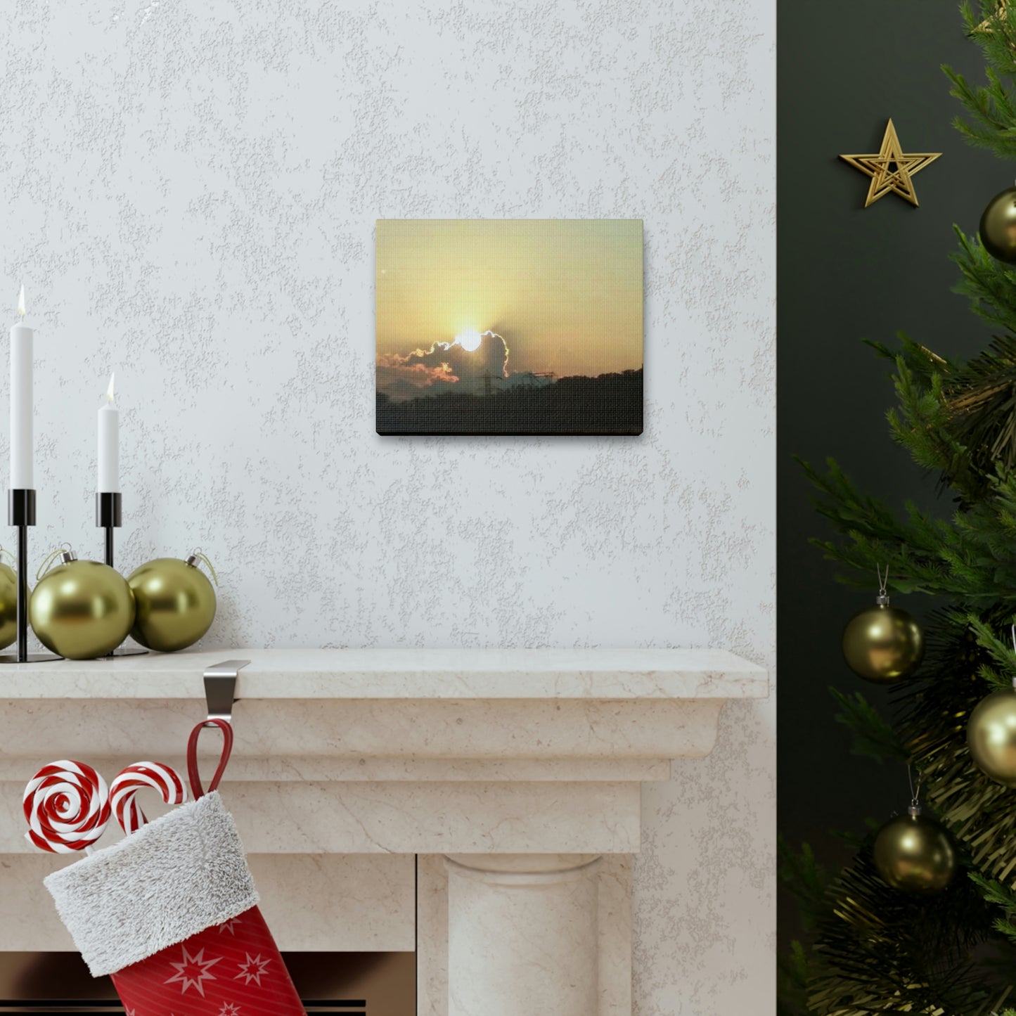 Sun in the Clouds | Wall Art Canvas | Heavens Collection | Life By Ortavia