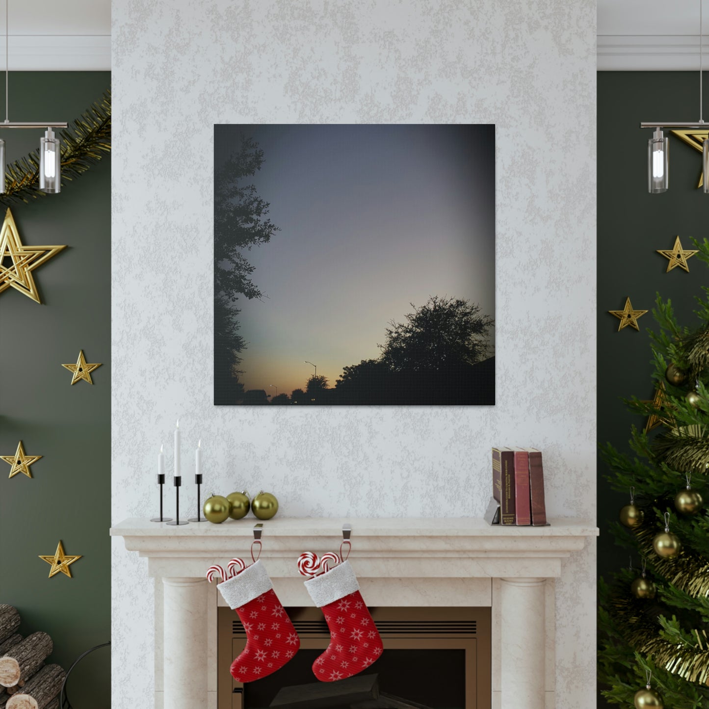 Rainbow Sunset | Wall Art Canvas | Heavens Collection | Life By Ortavia