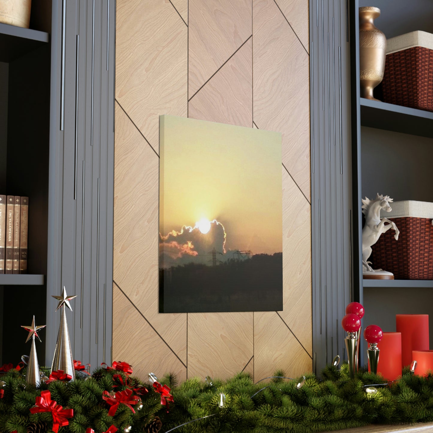Sun in the Clouds | Wall Art Canvas | Heavens Collection | Life By Ortavia