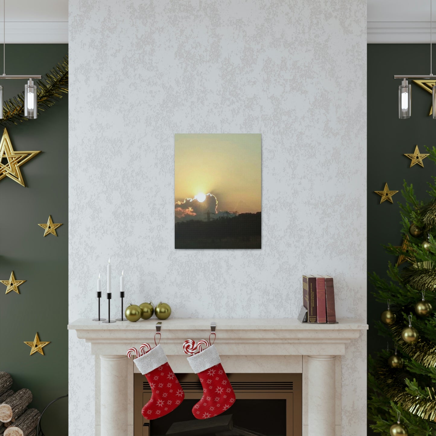 Sun in the Clouds | Wall Art Canvas | Heavens Collection | Life By Ortavia