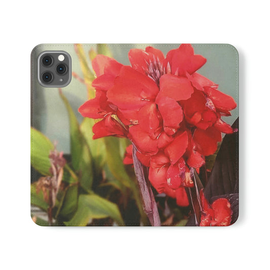 Red Canna | Folio Phone Case | High Bloom Collection | Life By Ortavia