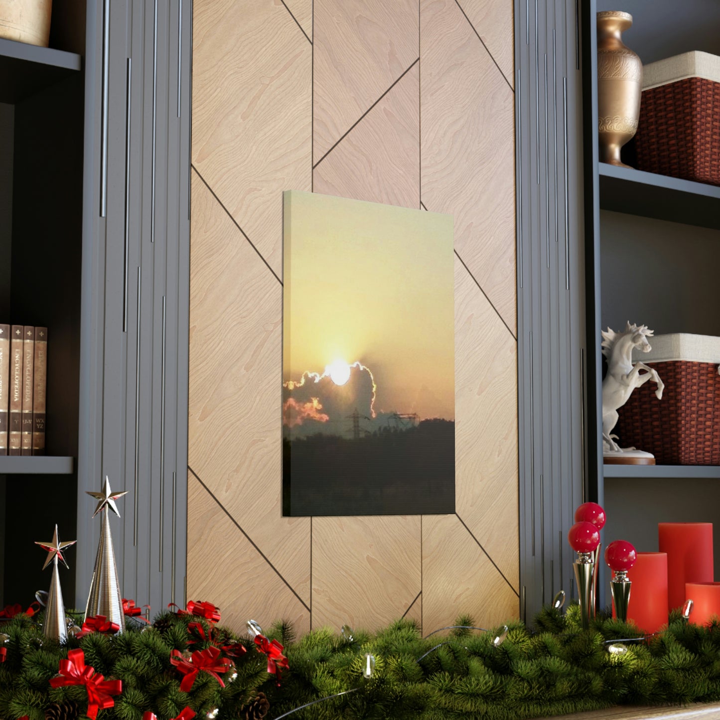 Sun in the Clouds | Wall Art Canvas | Heavens Collection | Life By Ortavia