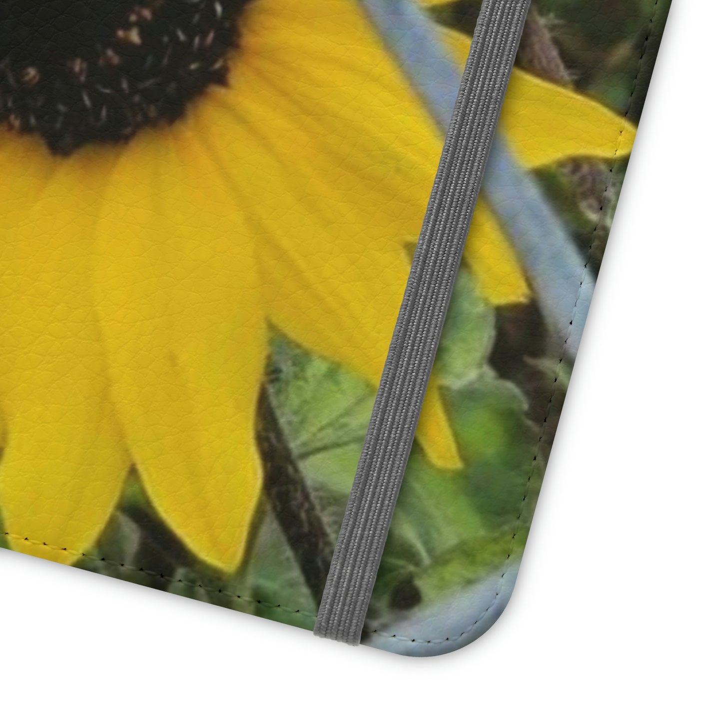 Sunflower Behind A Fence | Folio Phone Case | High Bloom Collection | Life By Ortavia