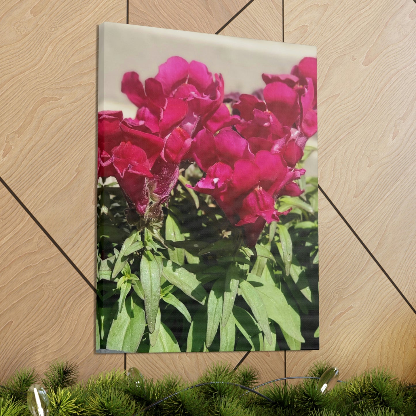 Magenta Snapdragon | Wall Art Canvas | High Bloom Collection | Life By Ortavia