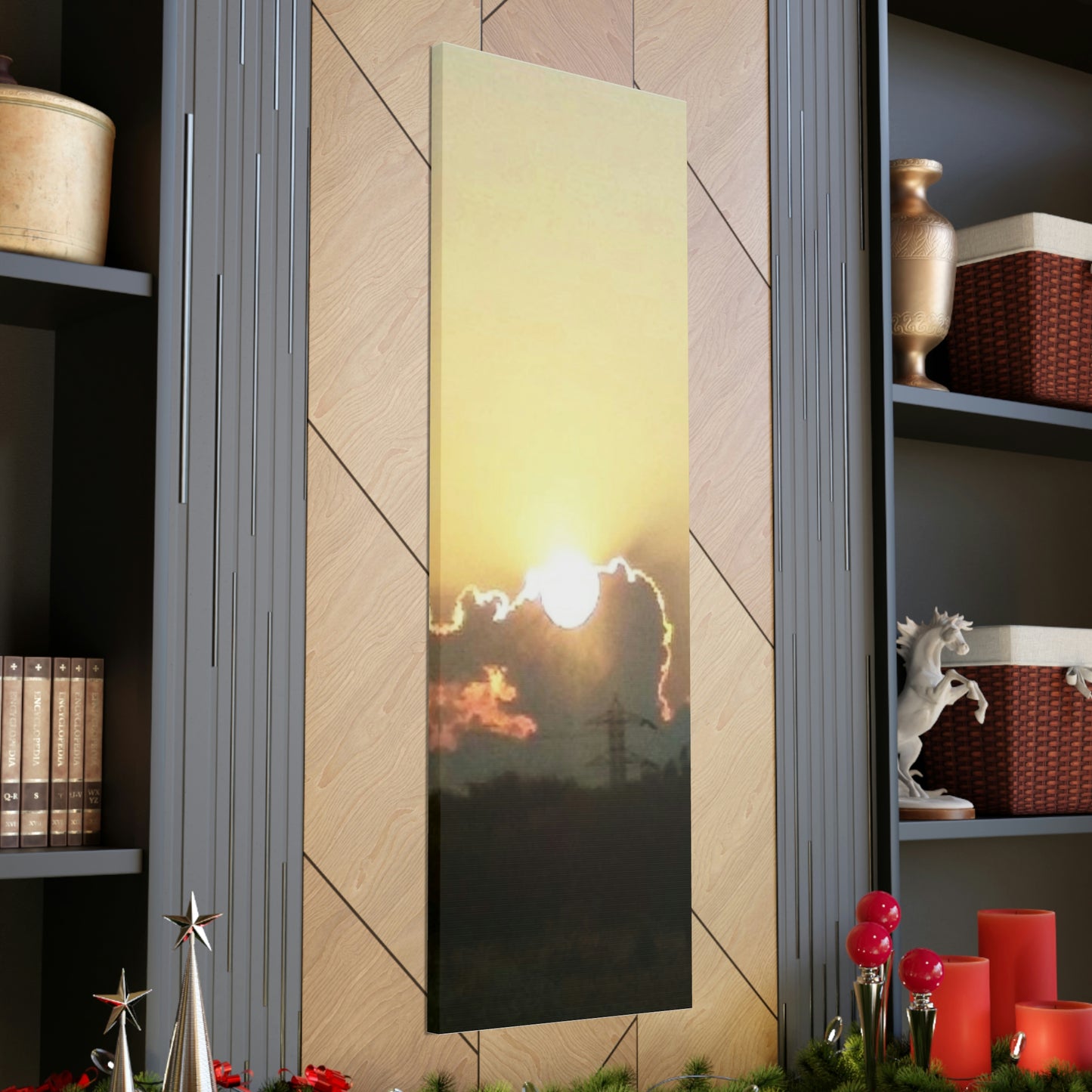 Sun in the Clouds | Wall Art Canvas | Heavens Collection | Life By Ortavia