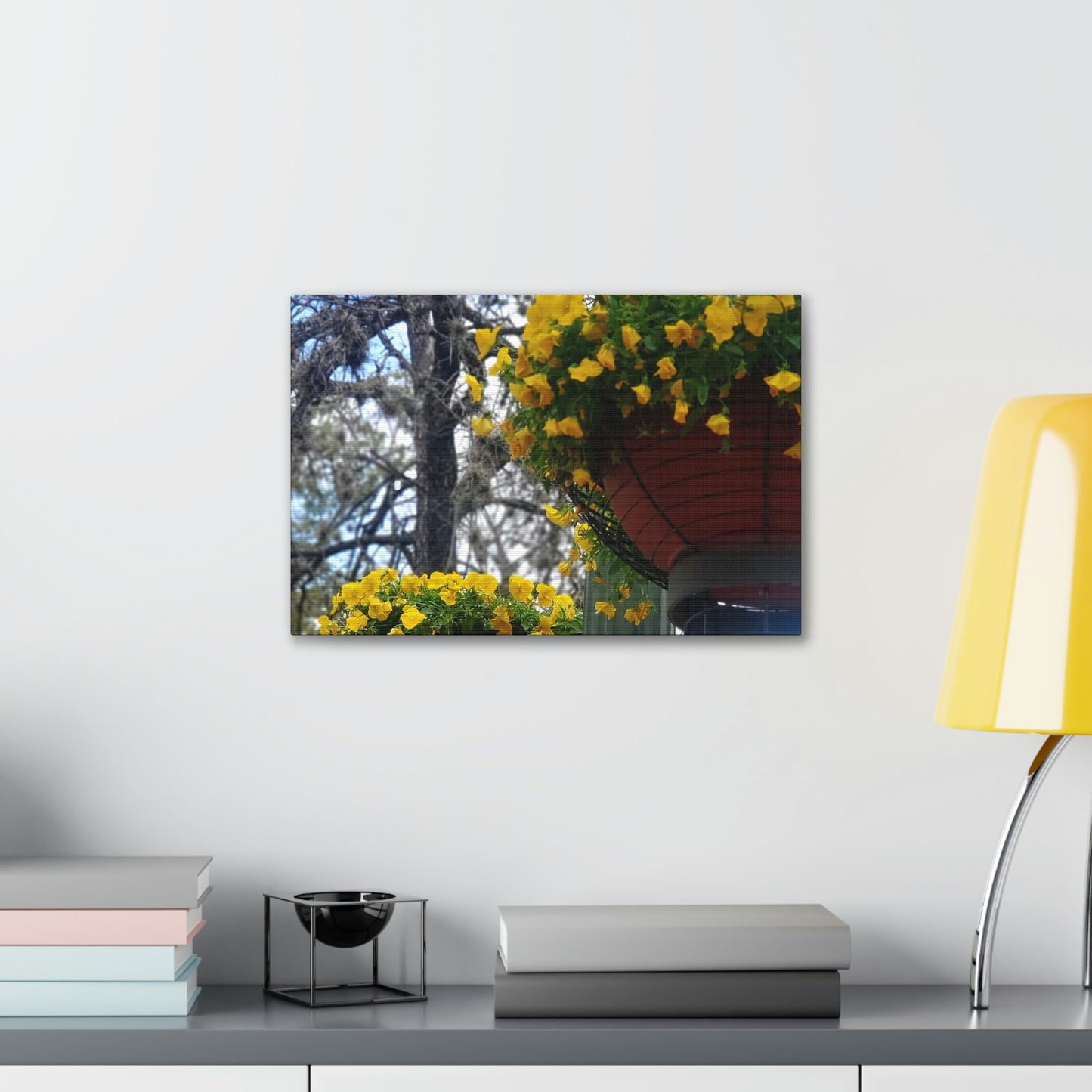 Yellow Pansies Downtown | Wall Art Canvas | High Bloom Collection | Life By Ortavia