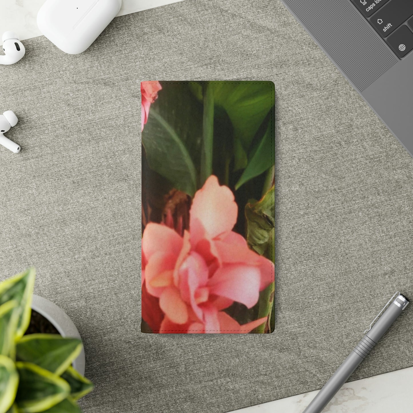 Pink Canna | Folio Phone Case | HIgh Bloom Collection | Life By Ortavia