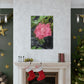 Pink Flower On A Vine | Wall Canvas | Bloom Collection